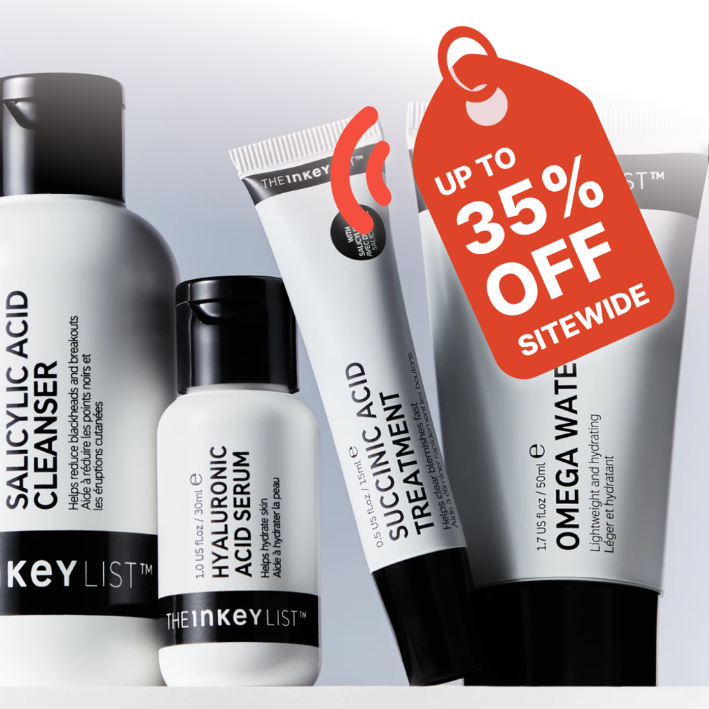 The Inkey List is offering a fantastic 25% off sitewide, with an additional 10% off orders over $35 using code SURPRISE10 | Mirmigi