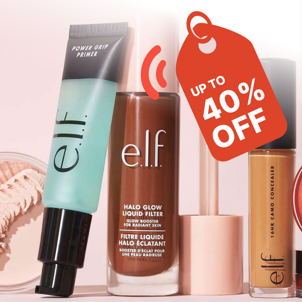 Enjoy up to 40% off, exclusive free gifts, and complimentary shipping on select orders at e.l.f. Cosmetics. | Mirmigi