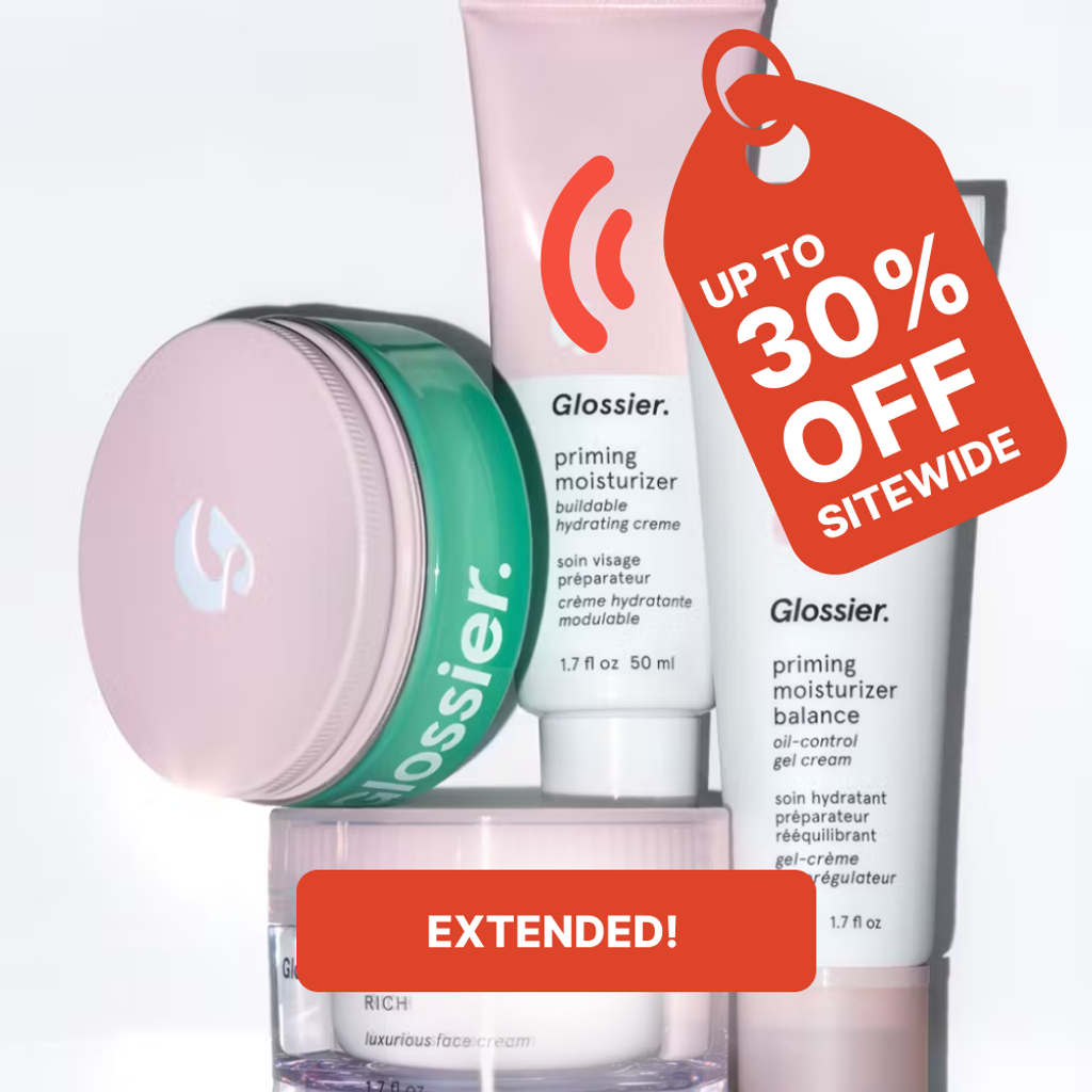 Glossier’s Cyber Monday extension is here! Save up to 30%, get a free Birthday Cake Candle with $120+ purchases, and shop until 12/4. Terms apply. | Mirmigi