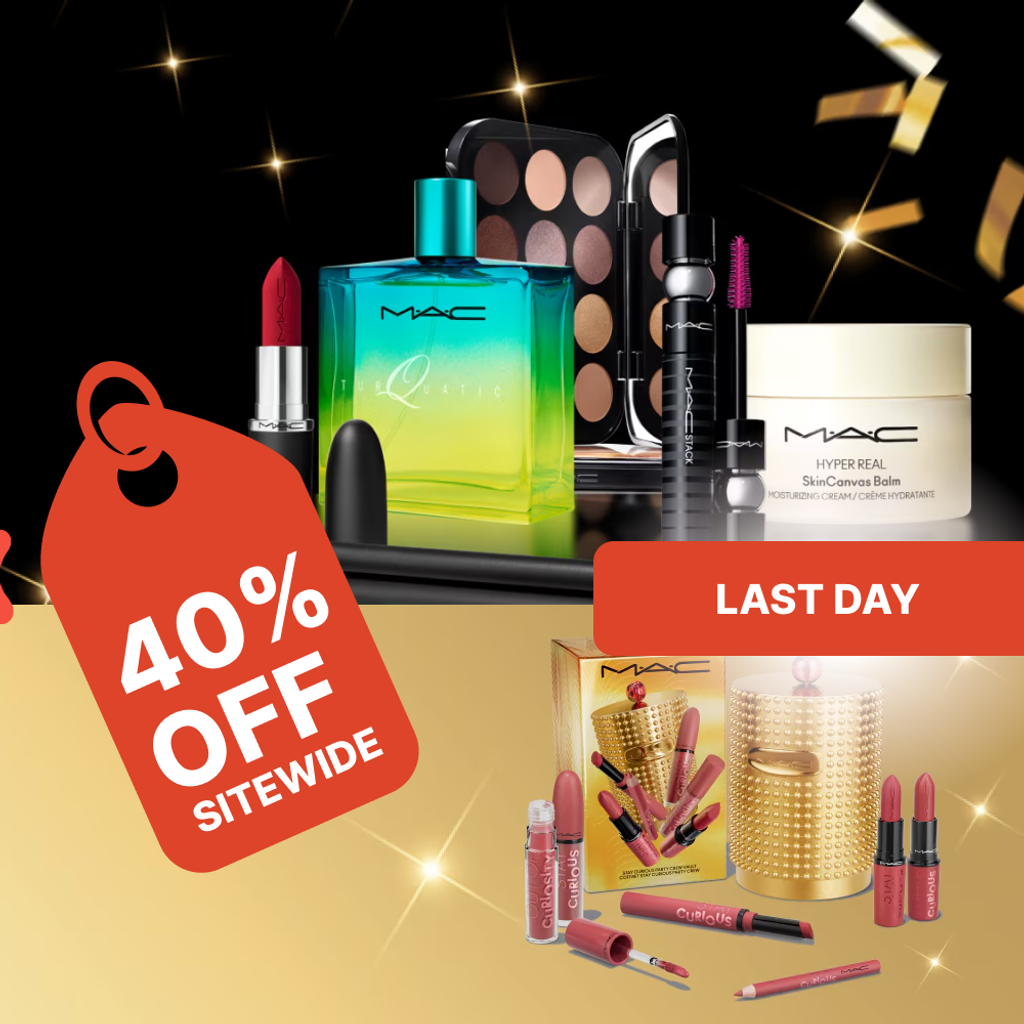 Hurry, don’t miss out on MAC Cosmetics’ Cyber Monday sale! Get 40% off sitewide, plus exclusive deals like 25% off the Star Status Lipstick Duo. Shop now before the clock runs out—offer ends tonight at 11:59 PM ET! | Mirmigi