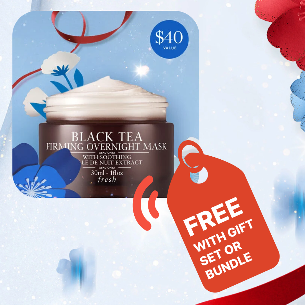 Celebrate Day 5 of Fresh’s 5 Days of Fresh event! Get a free travel-size Black Tea Overnight Mask (30ml) with any gift set or bundle purchase (value $40). Offer ends today! | Mirmigi