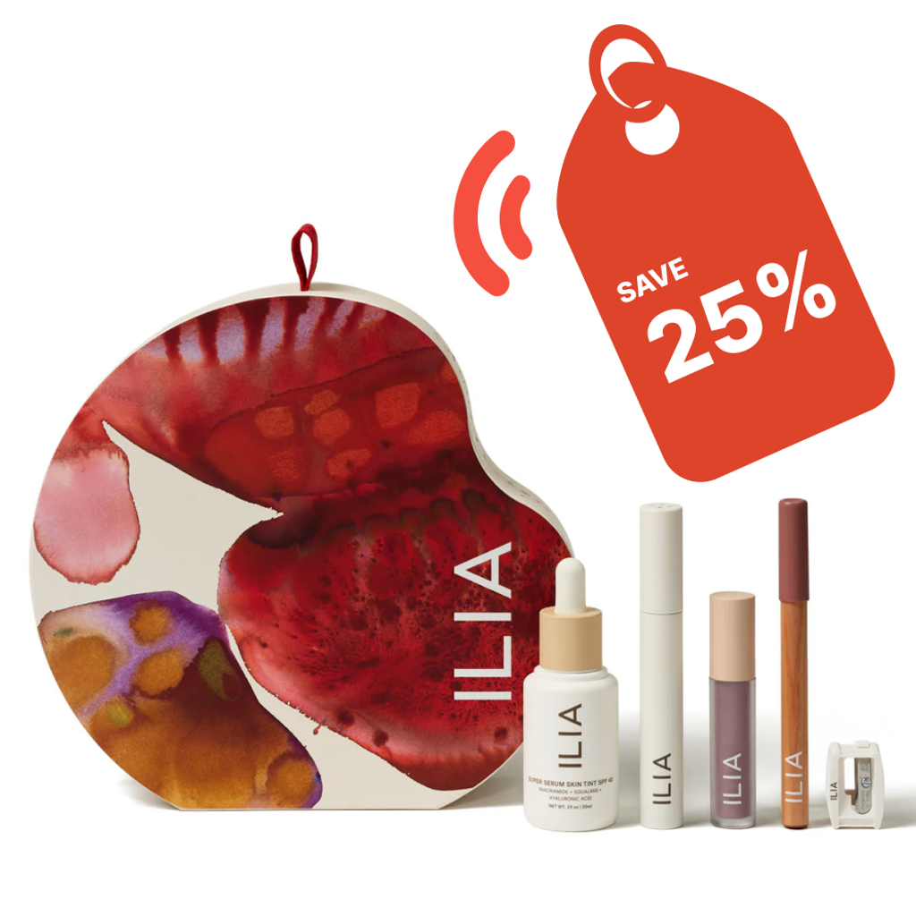 Discover ILIA’s Limited-Edition Holiday Essentials Set! Featuring the iconic Super Serum Skin Tint SPF 40, save 25% ($37 off) and enjoy free US shipping on orders $50+. | Mirmigi
