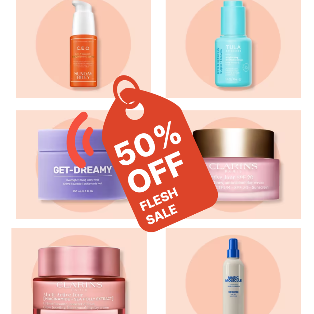 Shop Day 6 of Ulta Beauty’s Love Your Skin Event for 50% off top skincare picks from brands like Sunday Riley, TULA, Maëlys, and Clarins. Limited-time offers for your skincare routine refresh! | Mirmigi