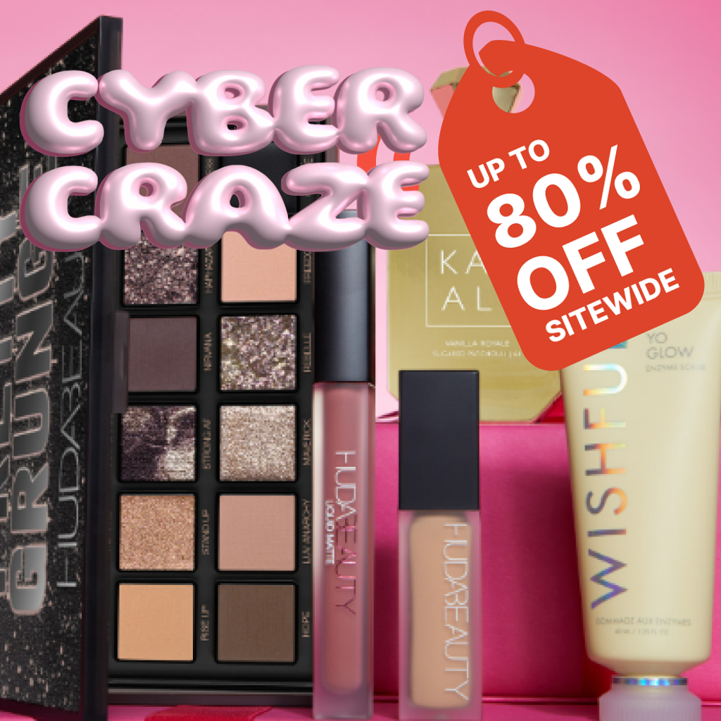 Huda Beauty’s Cyber Craze is here! Get up to 80% off from Nov 21 to Dec 2. Plus, snag up to 4 free gifts! | Mirmigi