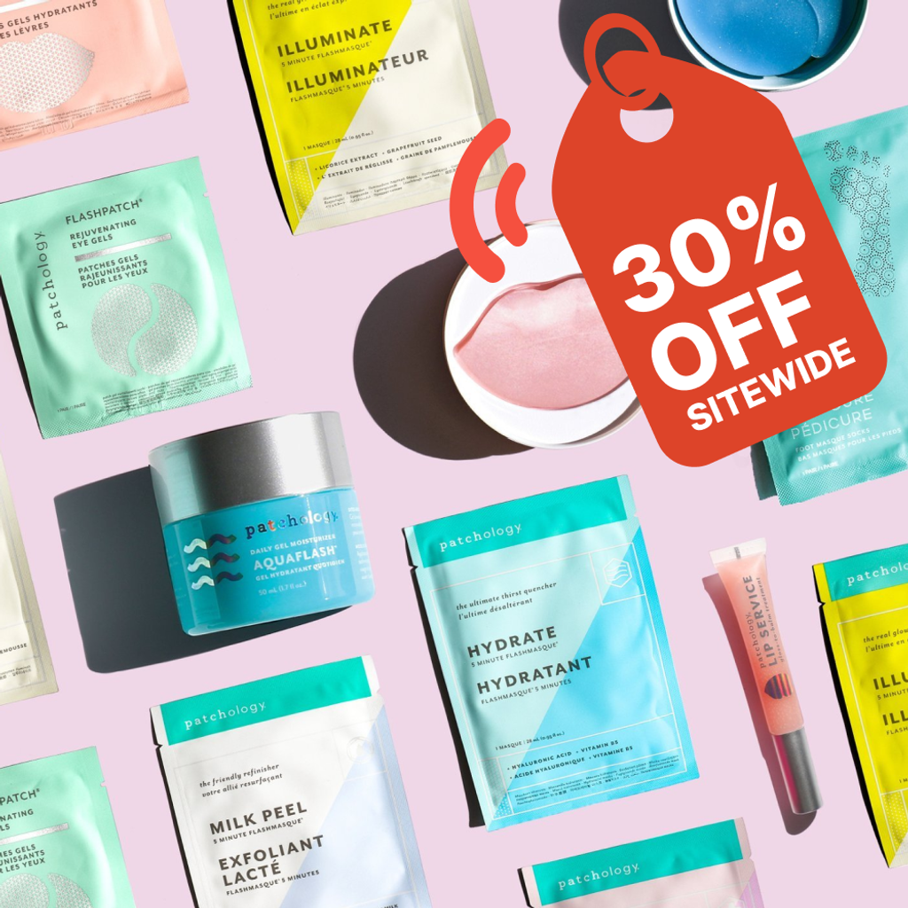 Shop Patchology’s Cyber Week sale with 30% off sitewide—no code needed! Spend $75+ and receive 3 free masks ($15 value). Discount applied at checkout. | Mirmigi
