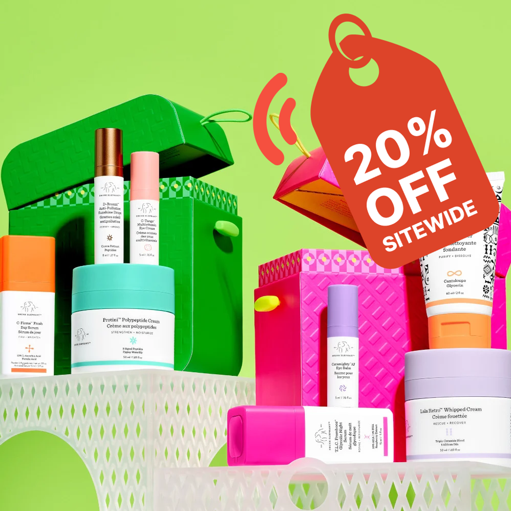 Shop Drunk Elephant’s Black Friday sale and save 20% sitewide with code DRUNKVIP. Plus, enjoy a free Time to Reflect Kit with $150+ purchases (while supplies last). Offer valid from 11/27/2024 to 12/3/2024. | Mirmigi