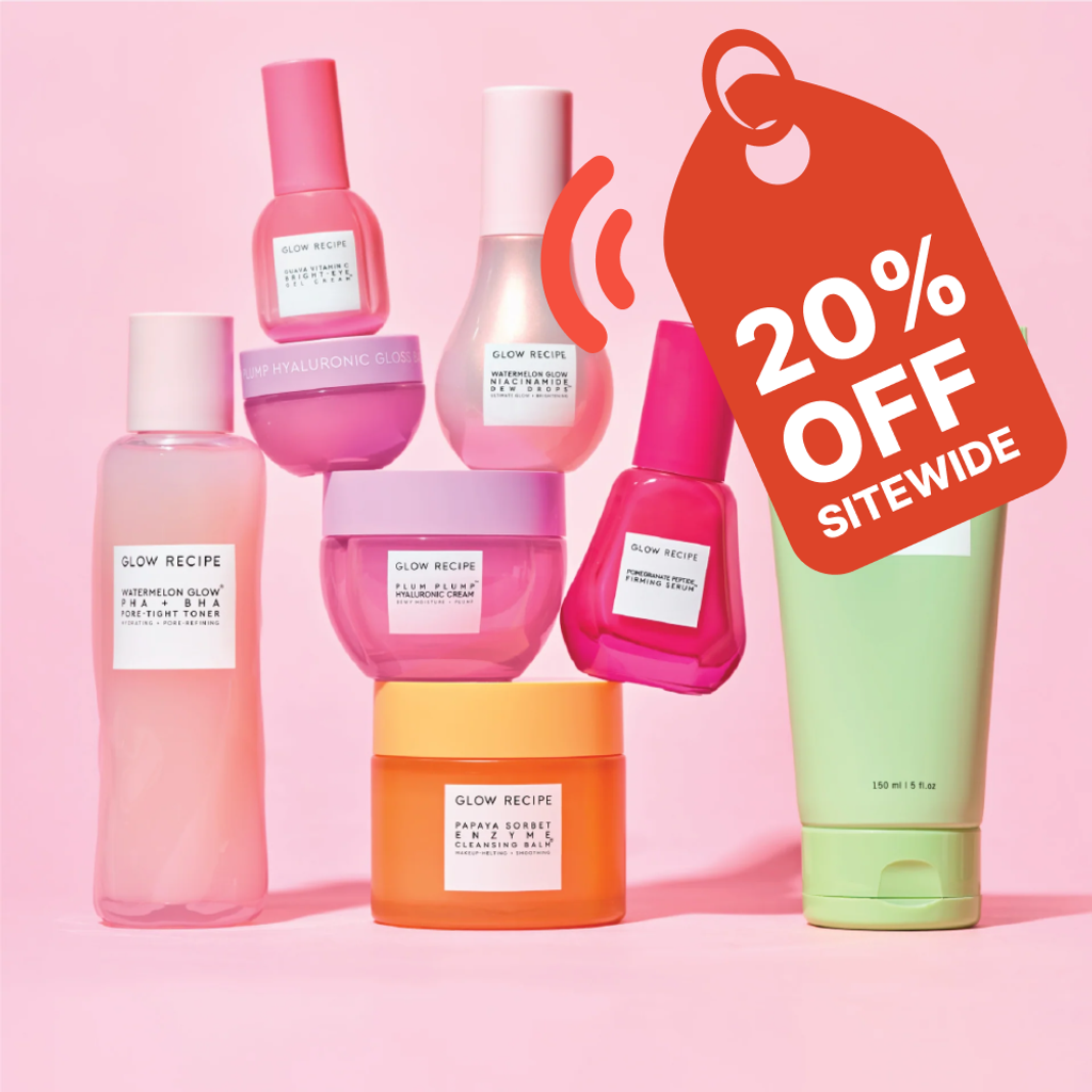 Glow Recipe’s Cyber Sale is here! Enjoy 20% off sitewide with code CYBER20, plus free full-size skincare gifts on orders of $100+ and $150+. Shop now and glow with exclusive offers! | Mirmigi