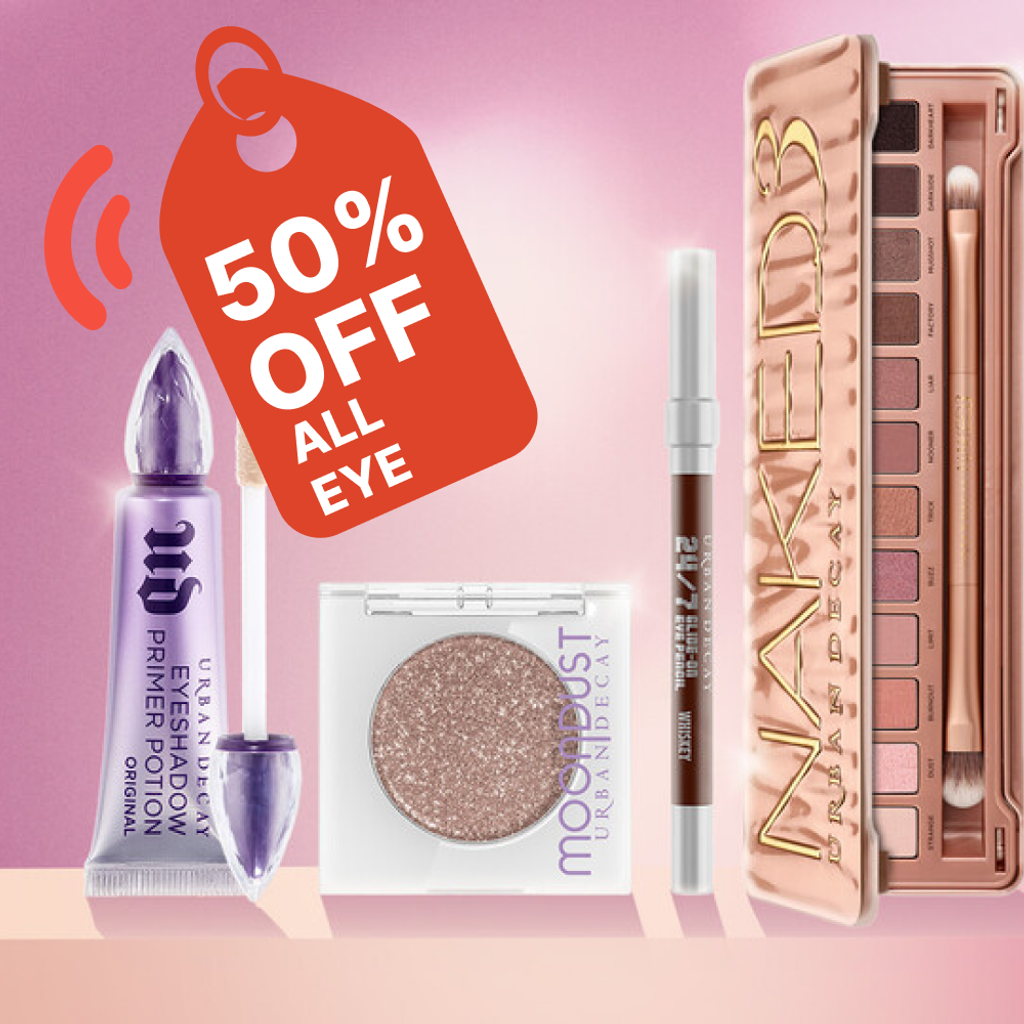 Don’t miss Urban Decay’s epic Black Friday sale! Score 50% off all eye products, enjoy free shipping on orders over $65, and receive a free gift when you spend $65+. Shop now for these unbeatable deals. | Mirmigi