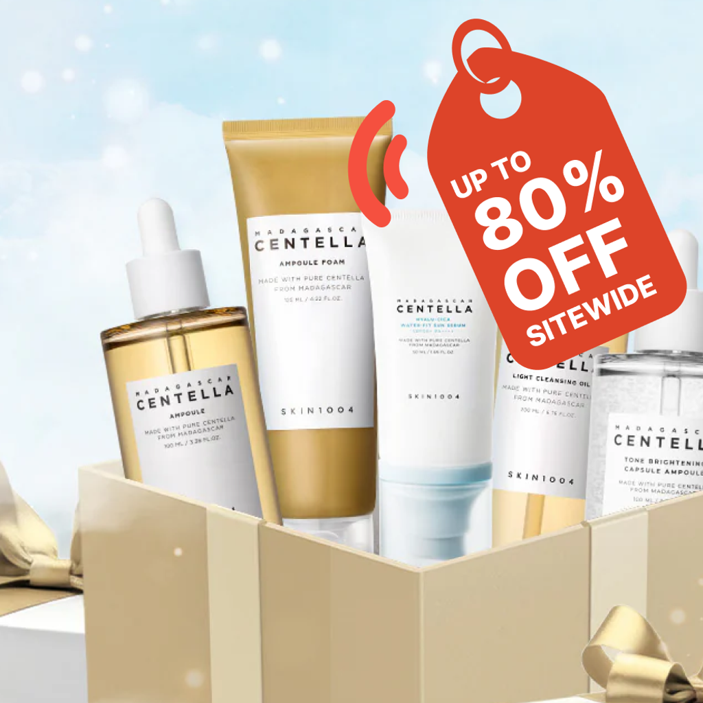 Save big this Black Friday with Skin1004’s up to 80% off sale! Get a free Hyalu-Cica Water-Fit Sun Serum on $100+ orders, a Centella Ampoule on $130+ orders, and a free skincare kit on $150+ orders | Mirmigi