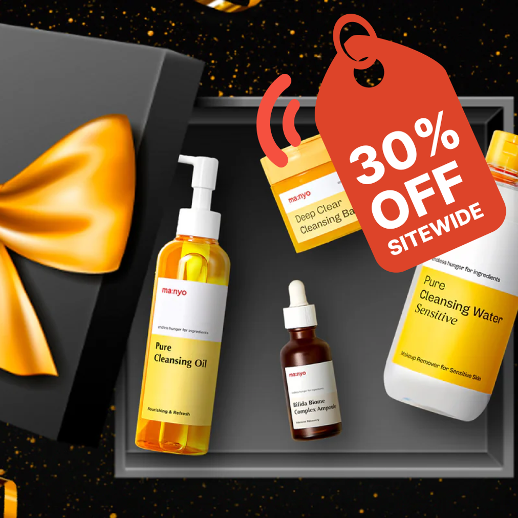 Don’t miss Manyo’s Black Friday sale! Enjoy 30% off sitewide, no code needed. Plus, get free shipping on orders over $30. Shop now to save on premium skincare! | Mirmigi