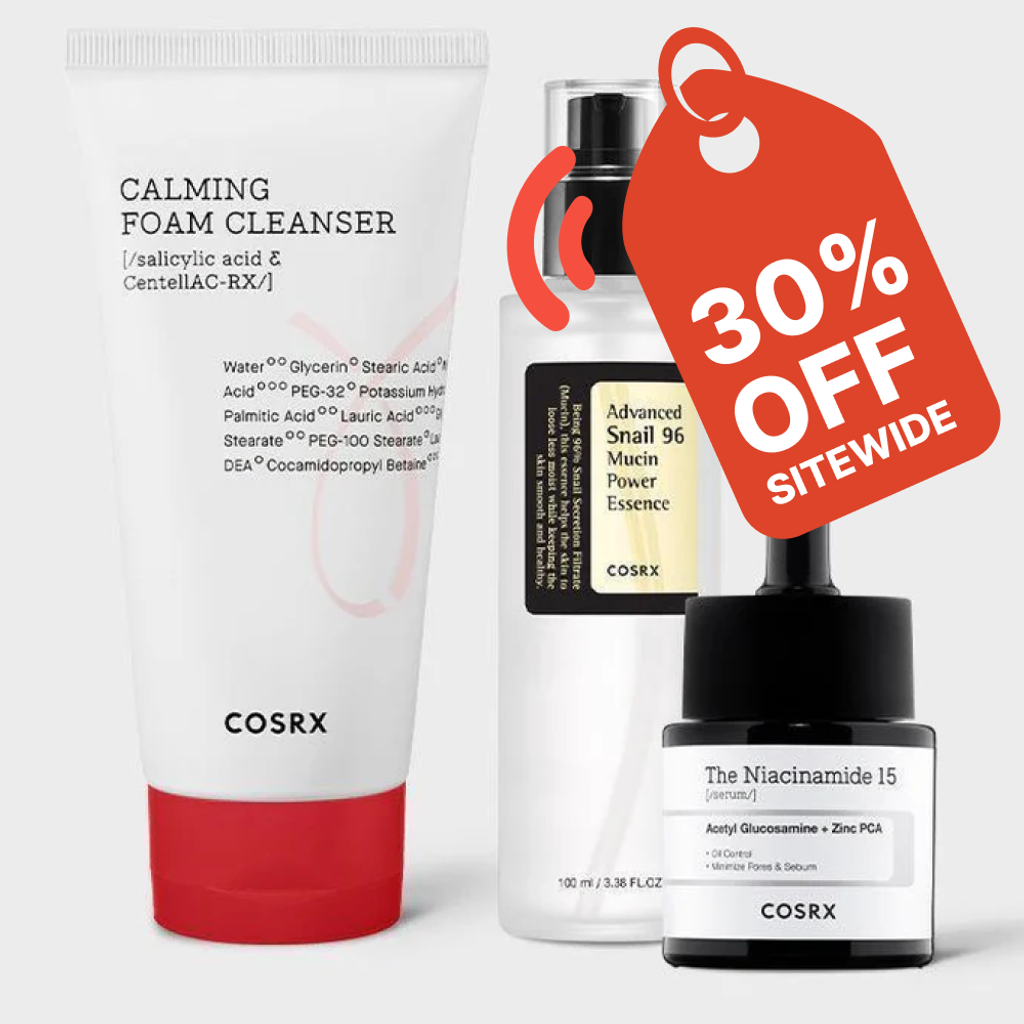 CORSX’s Black Friday sale is on with 30% off sitewide (automatically applied)! Enjoy free shipping on orders over $50 and get a free All About Snail 4-Step Kit on orders $70+. Shop now—offer ends soon! | Mirmigi