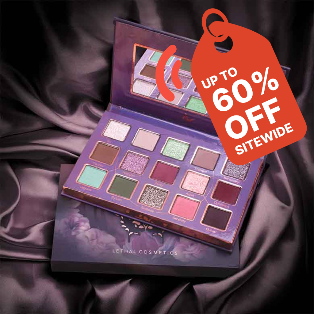 Don’t miss Lethal Cosmetics’ Black Friday Sale! Enjoy up to 30% off sitewide, free shipping on $120+ orders, 60% off Mystery Bags, and up to 50% off custom palettes. Sale ends 12/2 at 2:59 PM PST! | Mirmigi