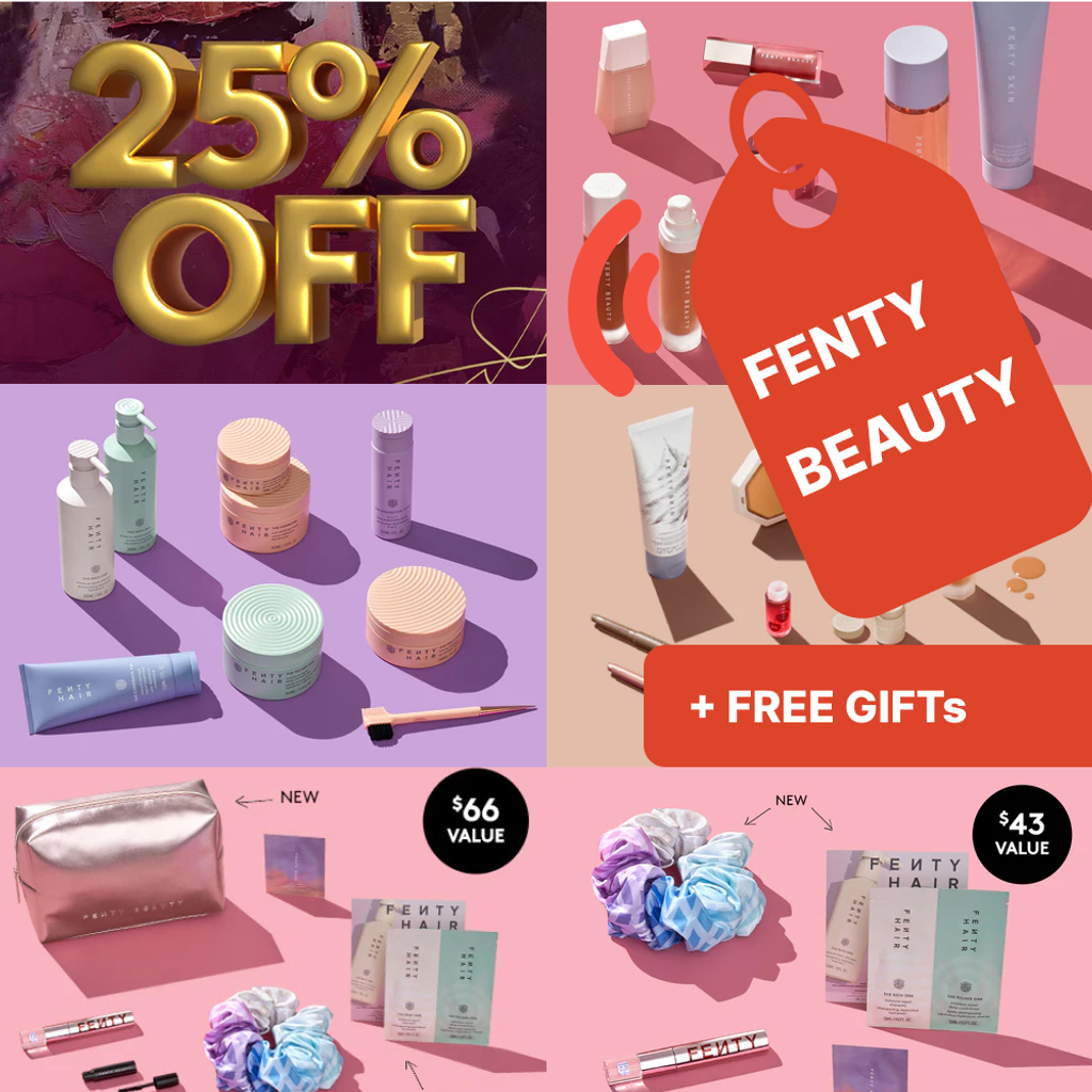 Celebrate Cyber Week with Fenty Beauty! Enjoy 25% off sitewide, markdowns up to 60%, and free gifts worth up to 6 pieces on qualifying orders. No code needed. Sale ends 12/2/24! | Mirmigi