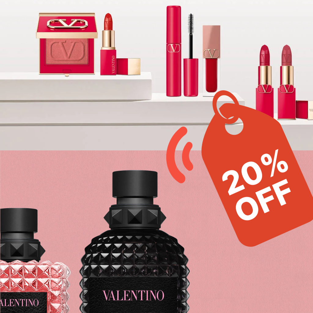 Shop Valentino Beauty’s Cyber Week deals: 20% off fragrances, exclusive makeup duos, and free gifts on orders $150+ with code VBEAUTY. Free shipping on $100+ orders. Ends 12/1! | Mirmigi