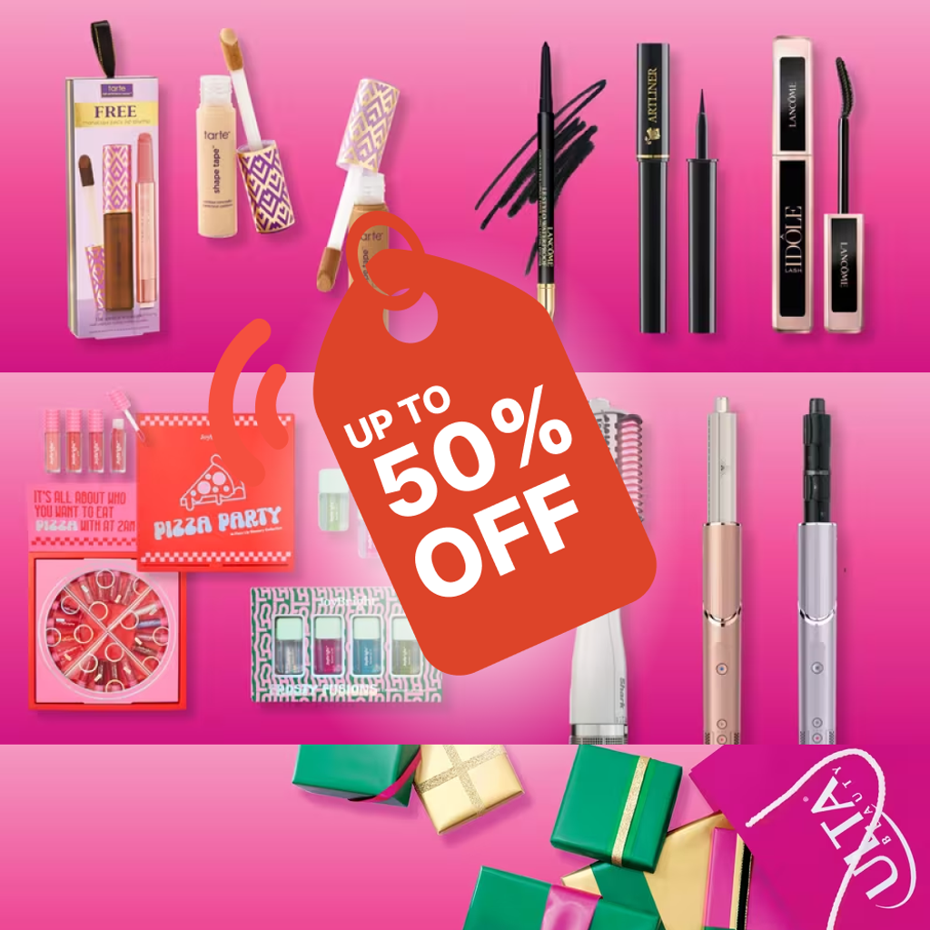 Shop smarter this Cyber Week at Ulta Beauty! Explore deals grouped by discount percentages for easy browsing. Save up to 50% on top brands and products. | Mirmigi