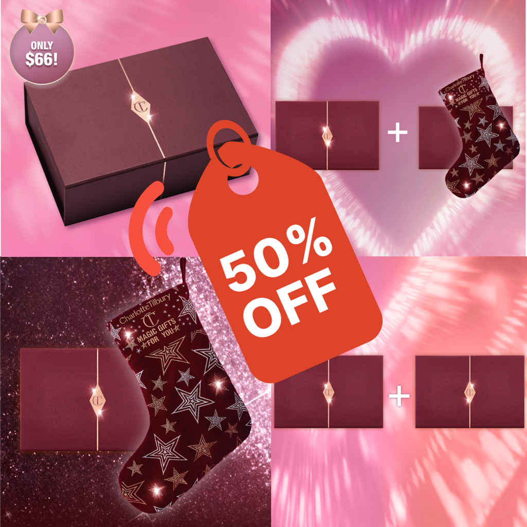 Unbox the magic with Charlotte Tilbury’s mystery box sale! Enjoy up to 50% off beauty and skincare treasures, starting at just $66. Limited time only! | Mirmigi